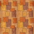 Interior wall panel pattern - decorative tile pattern Royalty Free Stock Photo