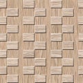 Interior wall panel pattern - Blasted Oak Groove wood texture Royalty Free Stock Photo