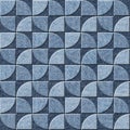 Decorative wrapping paper - Blue jeans texture