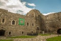 Interior walls of Neamt Fortress.