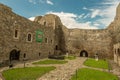 Interior walls of Neamt Fortress.