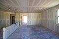 Interior Walls Of New Home Under Construction Royalty Free Stock Photo