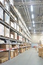 Interior warehouse storage vertical storage pallets