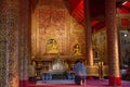 Interior of Wat Phra Sing Temple, Chiang Mai Province, Thailand