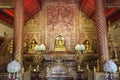 Interior of Wat Phra Singh, Chiang Mai, Thailand