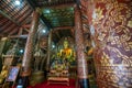 Wat Xieng Thong in luang prabang Laos. Royalty Free Stock Photo
