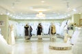 Interior of wedding fashion store Royalty Free Stock Photo