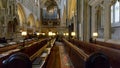 Interior of Wells Cathedral - Choir and Organ Royalty Free Stock Photo