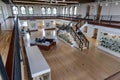 Interior of Western New Mexico University Fleming Hall, now a museum, from mezzanine, Silver City Royalty Free Stock Photo