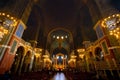 Interior of Westminster Cathedral or the Metropolitan Cathedral of the Precious Blood of Our Lord Jesus Christ in London, UK Royalty Free Stock Photo