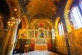 Interior of Westminster Cathedral or the Metropolitan Cathedral of the Precious Blood of Our Lord Jesus Christ in London, UK Royalty Free Stock Photo