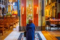 Interior of Westminster Cathedral or the Metropolitan Cathedral of the Precious Blood of Our Lord Jesus Christ in London, UK Royalty Free Stock Photo