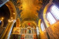 Interior of Westminster Cathedral or the Metropolitan Cathedral of the Precious Blood of Our Lord Jesus Christ in London, UK Royalty Free Stock Photo