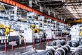 Interior of workshop in modern industrial plant Royalty Free Stock Photo