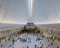 Interior of World Trade Center terminal mall in NYC