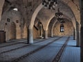 Interior of Yag Camii, a historical mosque in Adana, Turkey