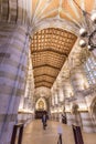 Interior of Yale University library Royalty Free Stock Photo