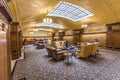 Interior of Yale University library