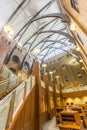 Interior of Yale University library Royalty Free Stock Photo