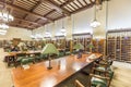 Interior of Yale University library Royalty Free Stock Photo