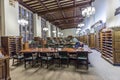 Interior of Yale University library