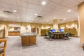 Interior of Yale University library Royalty Free Stock Photo