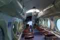 Interior of yellow submarine, Lanzarote, Spain