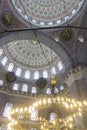Interior of the Yeni Cami (New Mosque), Istanbul Royalty Free Stock Photo