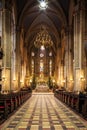 Interior of Zagreb Cathedral Royalty Free Stock Photo