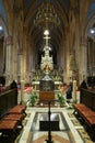 Interior of Zagreb cathedral Royalty Free Stock Photo