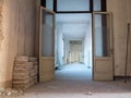 Interiors of an abandoned madhouse Royalty Free Stock Photo