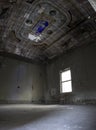 Interiors of an abandoned madhouse Royalty Free Stock Photo