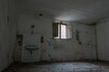 Interiors of an abandoned madhouse Royalty Free Stock Photo