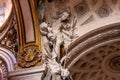 interiors and architectural details of Vatican museum, in Vatican city, Vatican Royalty Free Stock Photo