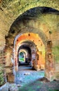 Interiors of the Capua Amphitheatre Royalty Free Stock Photo