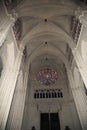 Interiors of the Cathedral, the city of Toledo, Spain Royalty Free Stock Photo