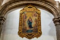 Interiors of the Church and Convent of San Francisco,  located at the western end of Madero Street in the historic center of Royalty Free Stock Photo