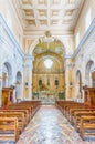 Interiors of the Church of San Francesco, Massa Lubrense, Italy