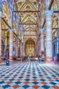 Interiors of the Church of Santa Anastasia, Verona, Italy Royalty Free Stock Photo