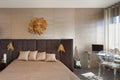 Interiors, comfortable bedroom