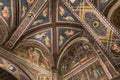 Interiors and details of Palazzo Pubblico, Siena, Italy