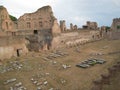 Interiors of Domus Aurea - Nero`s Golden House in Rome