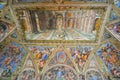 Interiors of famous Vatican museum in Rome