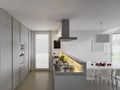 Interior shot of a modern kitchen Royalty Free Stock Photo