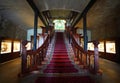 Interiors of the Inglenook, Historic Napa Valley Wine Estate in Napa Valley. Royalty Free Stock Photo