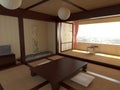 Interiors in Japanese style