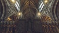 Interiors of Lichfield Cathedral - Back of High Altar low angle