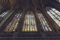 Interiors of Lichfield Cathedral - Lady Chapel Stained Glass Nor