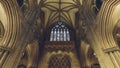 Interiors of Lichfield Cathedral - Stained Glass Window on West