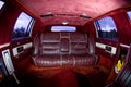 Interiors of limousine